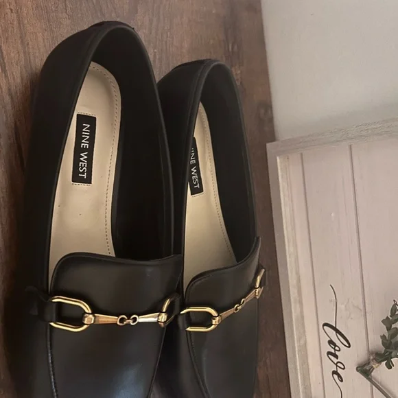 Elegant Black Loafers with Gold Detailing Walk London Black-Gold Glit Loafers | Cellini Uomo main image 3